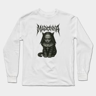 Madonna black metal Long Sleeve T-Shirt